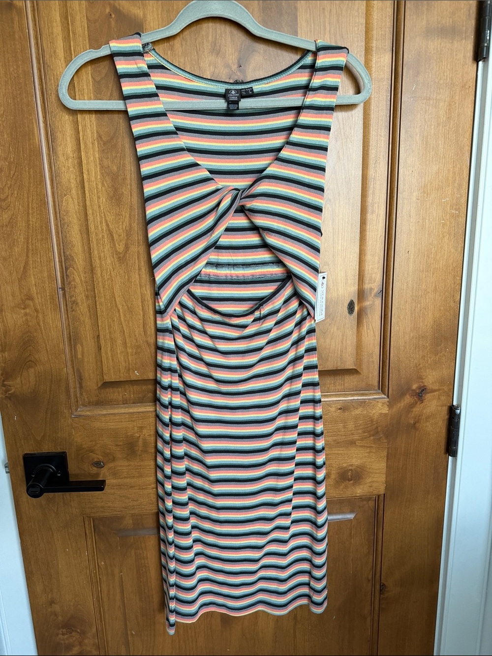Volcom lil knit twist front dress